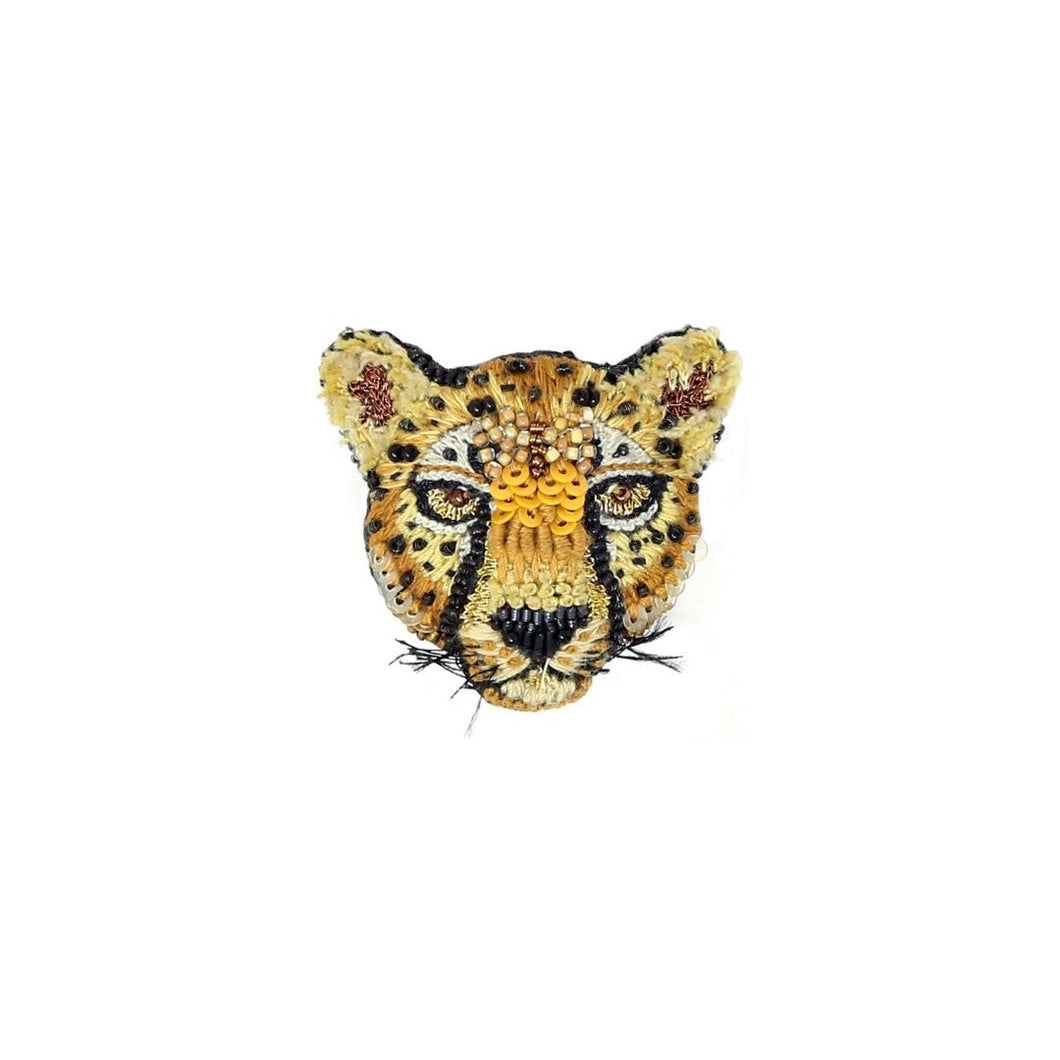 Cheetah Brooch Pin
