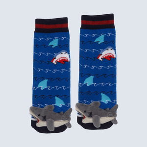 Shark Baby Socks