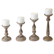 Load image into Gallery viewer, Tin Candle Stick Holder, For Tapers OR Pillars ~ Large
