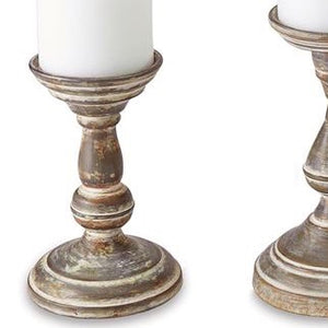 Tin Candle Stick Holder, for Pillars OR Tapers ~ x-small