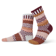 Load image into Gallery viewer, Solmate Socks: Amaranth Adult Crew
