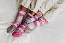 Load image into Gallery viewer, Solmate Socks: Cupid Adult Crew
