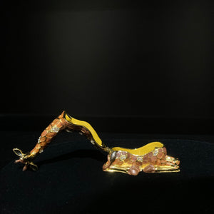 Giraffe Bejeweled Trinket Box