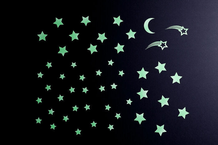 GLOPLAY Glow in the Dark Stickers: Starry Night