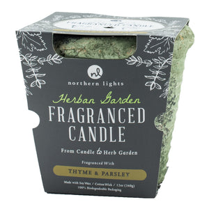 Thyme & Parsley Herban Garden Candle 12oz WITH HERB SEEDS