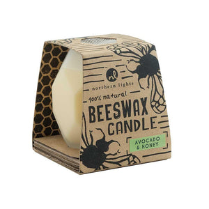 Beeswax Candle, Avacado & Honey