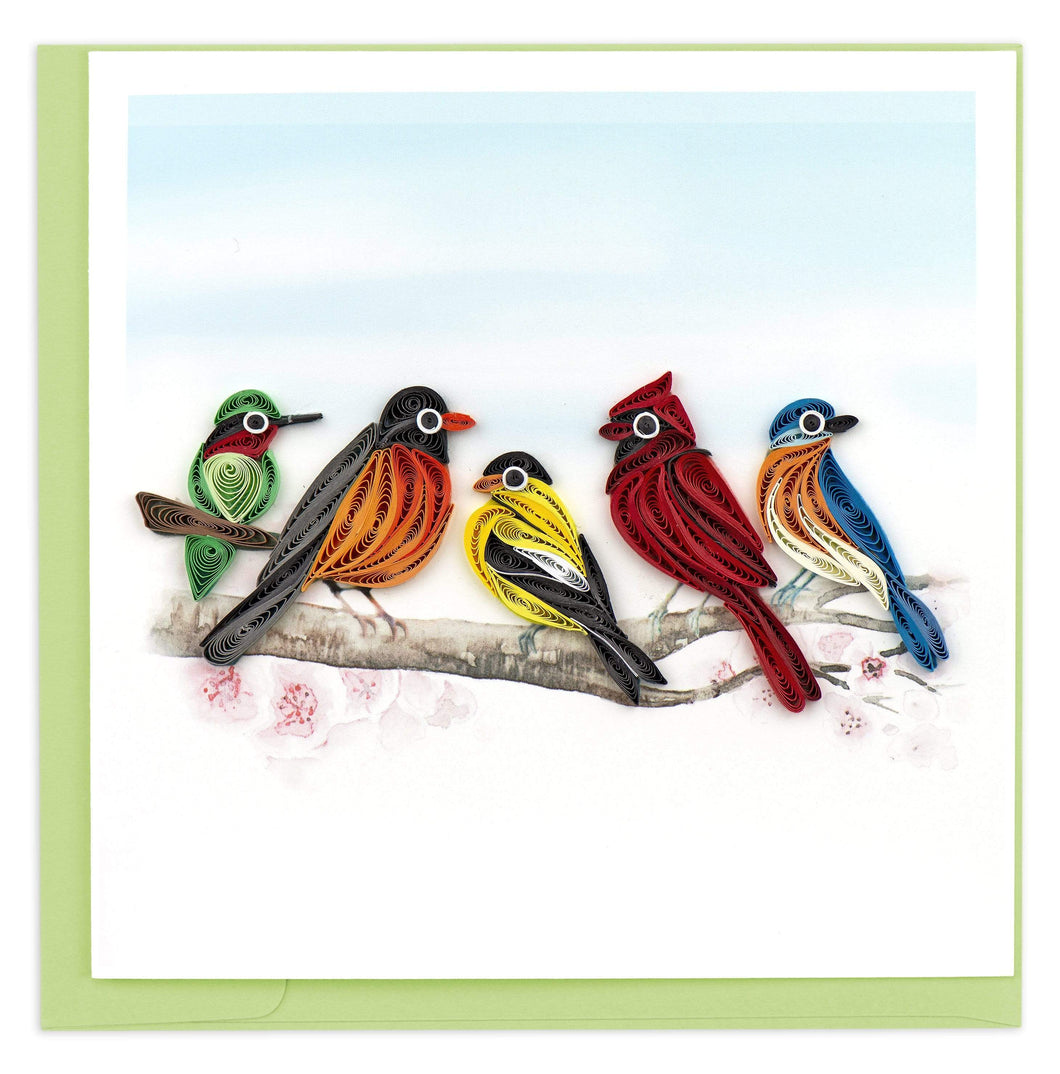 Songbirds Quilled Card