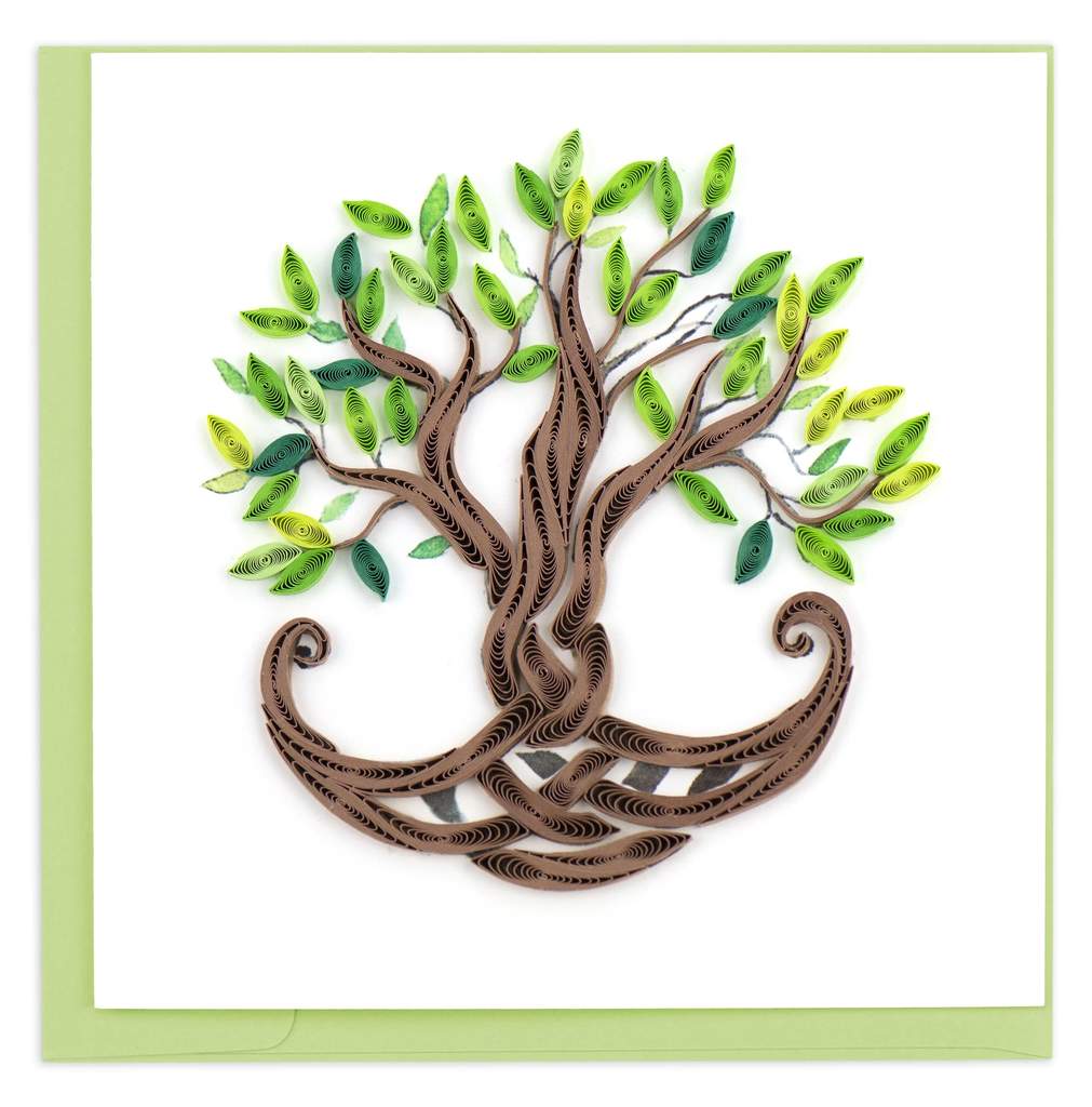 Tree of Life Quilled Card