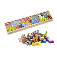 Load image into Gallery viewer, Animal Parade A-Z Puzzle and Play Set
